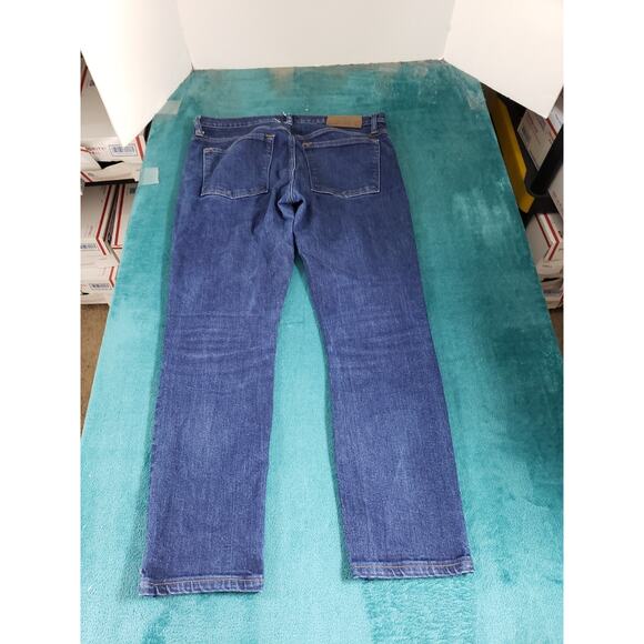 J Crew Jeans Size 32x26 Mens Blue Pants Stretch Denim Mid Rise 484 Slim Straight - Picture 13 of 15